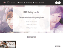 Tablet Screenshot of mit-beauty.com